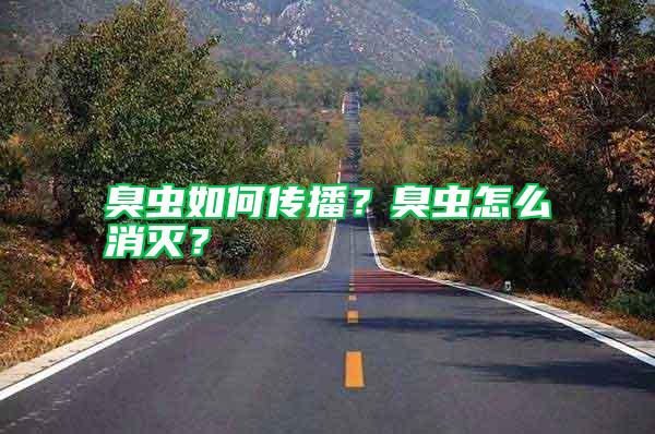 臭蟲如何傳播?臭蟲怎么消滅?