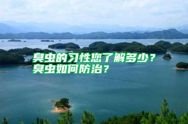 臭蟲的習(xí)性您了解多少?臭蟲如何防治?